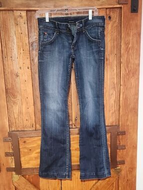 Hudson Jeans Dark Blue Flare Denim
